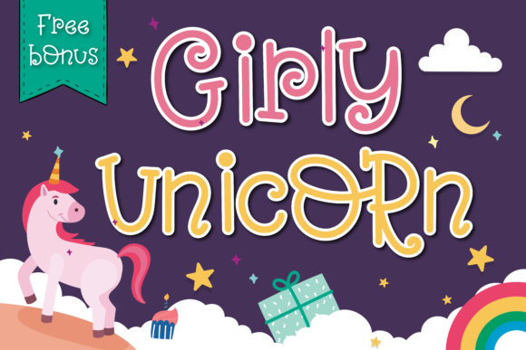 Enchanting Typography: The Girly Unicorn Display Font