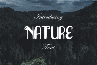 Nature: A Bold Display Font for Impactful Design