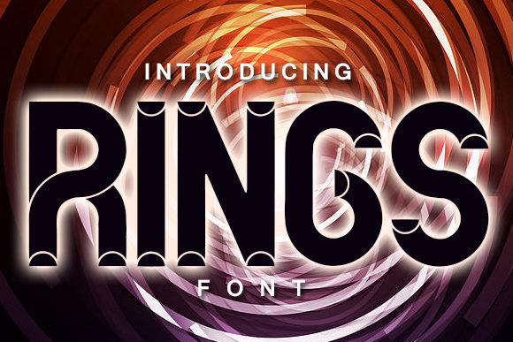 Rings: The Bold Display Font for Modern Design