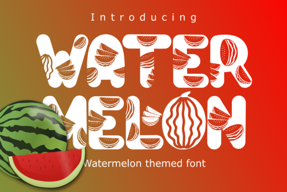 Watermelon: A Bold Display Font for Creative Designers